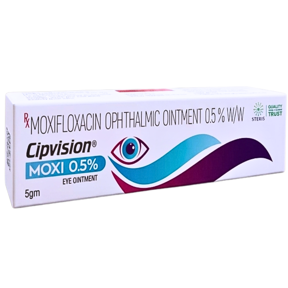  Moxifloxacin Opthalmic Ointment 0.5% W/W