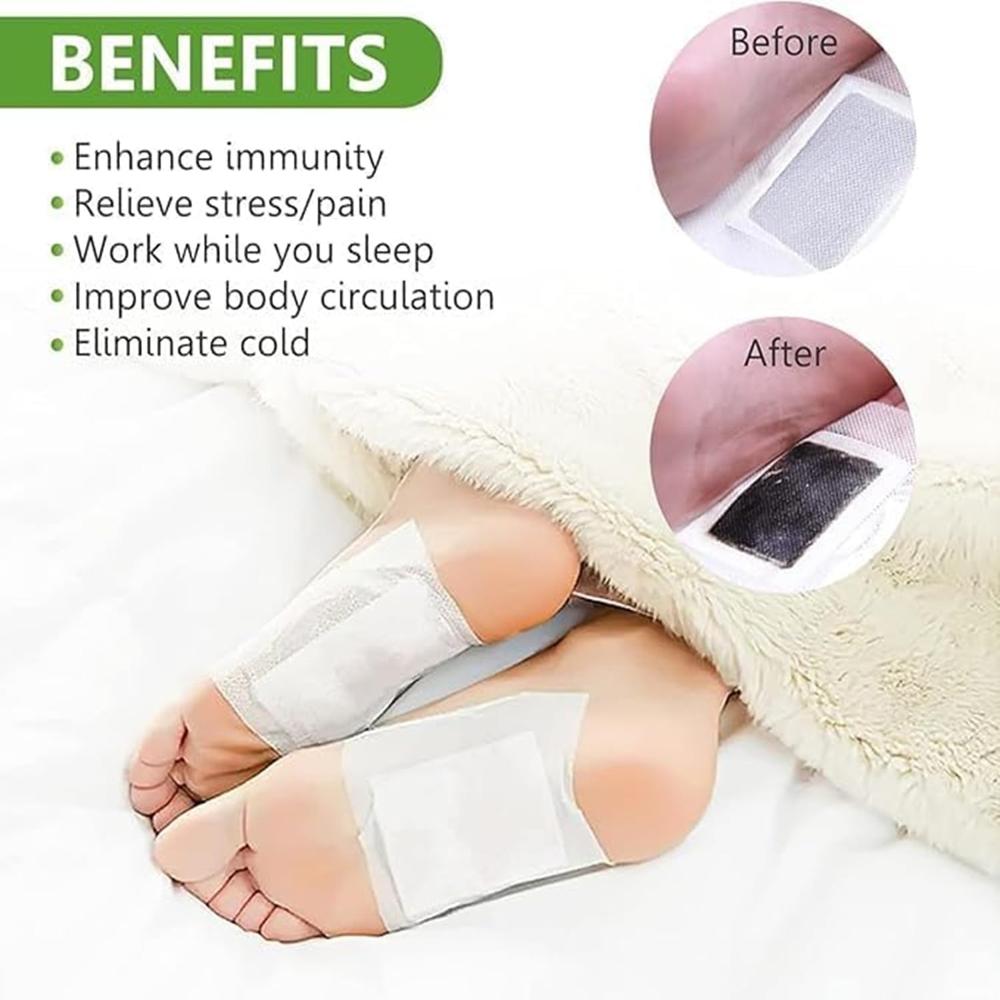 Kinoki Detox Foot Pads with Ginger & Salt Formula