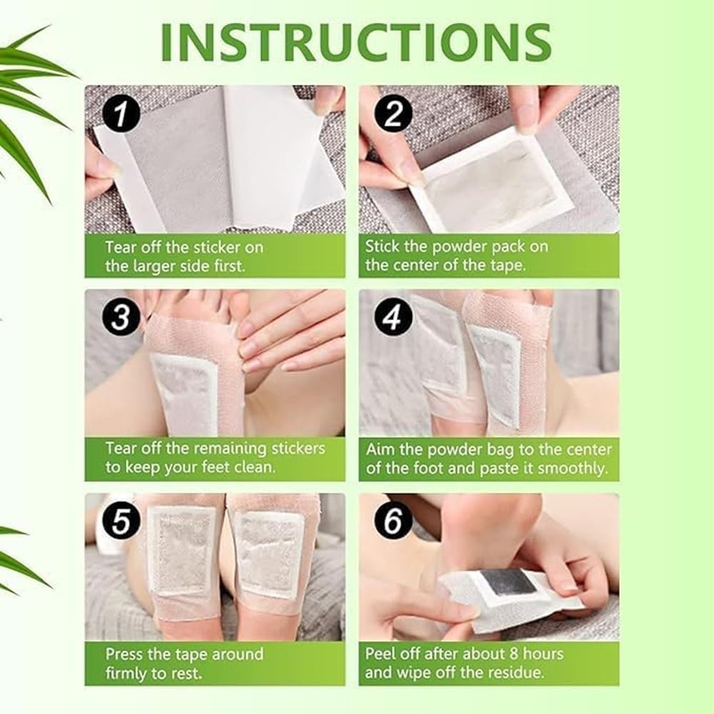 Kinoki Detox Foot Pads with Ginger & Salt Formula
