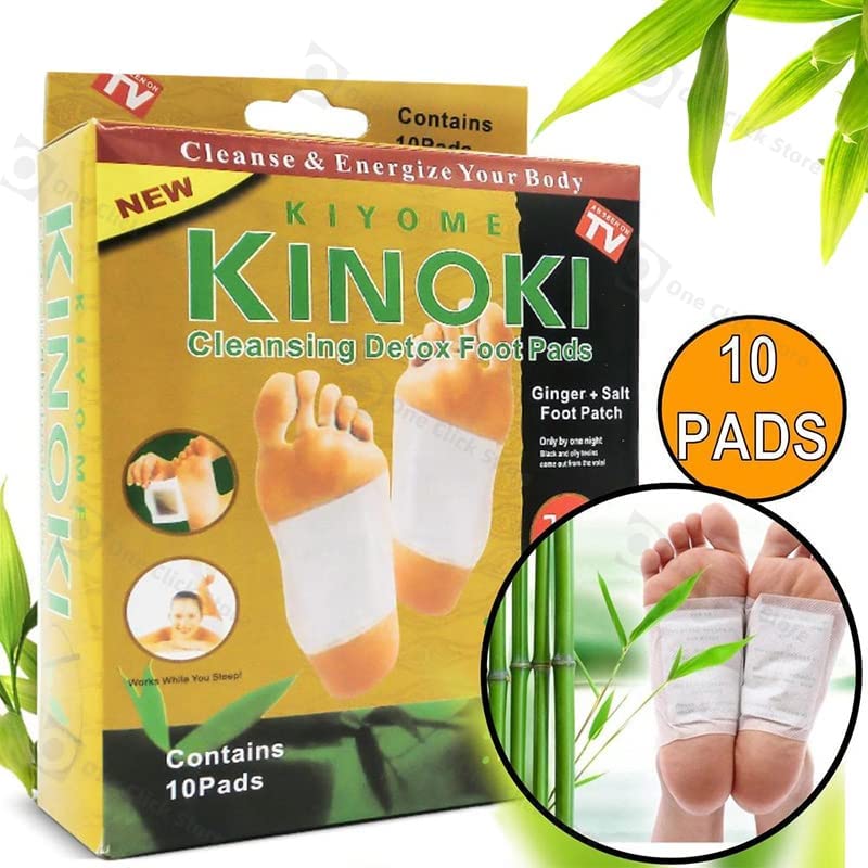 Kinoki Detox Foot Pads with Ginger & Salt Formula