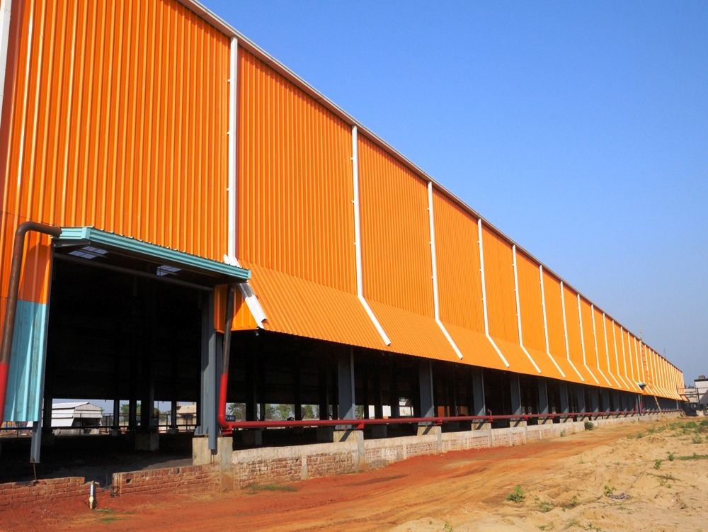 MS Prefabricated Warehouse Shed