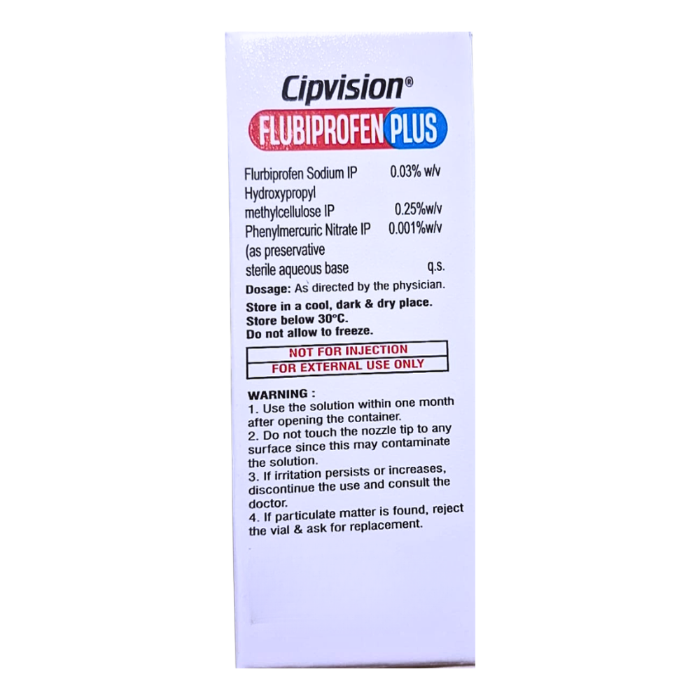 Flurbiprofen Sodium With Hydroxypropyl Methylcellulose Eye Drops