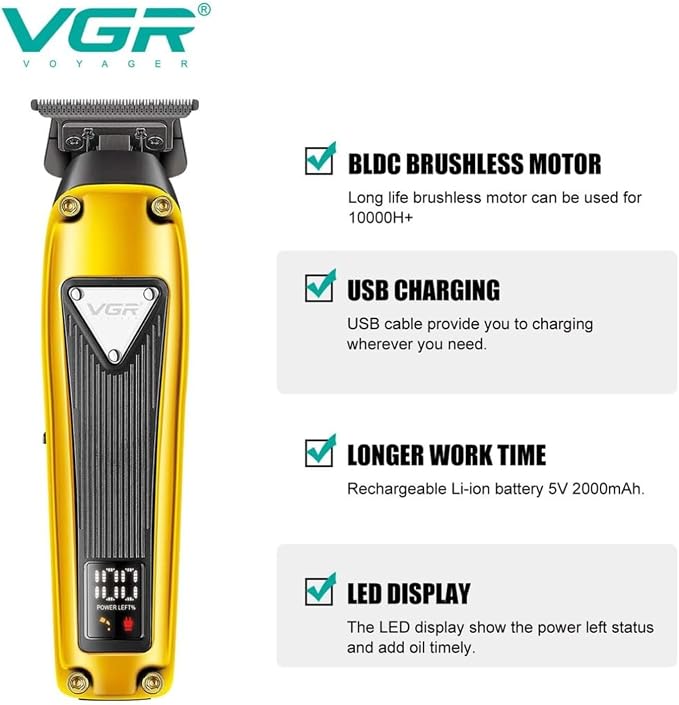 VGR V-913 RECHARGEABLE HAIR TRIMMER