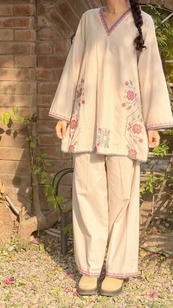 A line Short Kurti Palazzo Set