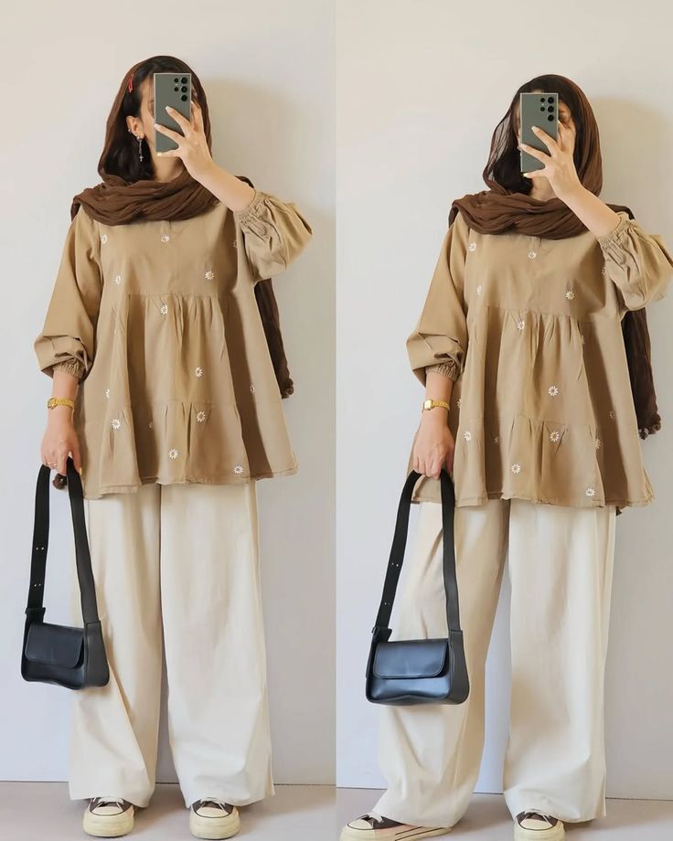 Peplum Short Kurti Palazzo Set