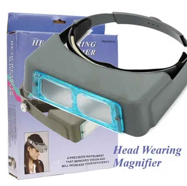 Head Wearing Magnifier - Color: Gray