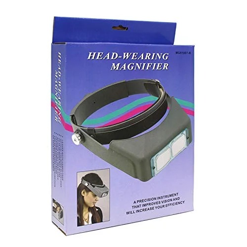Head Wearing Magnifier - Color: Gray