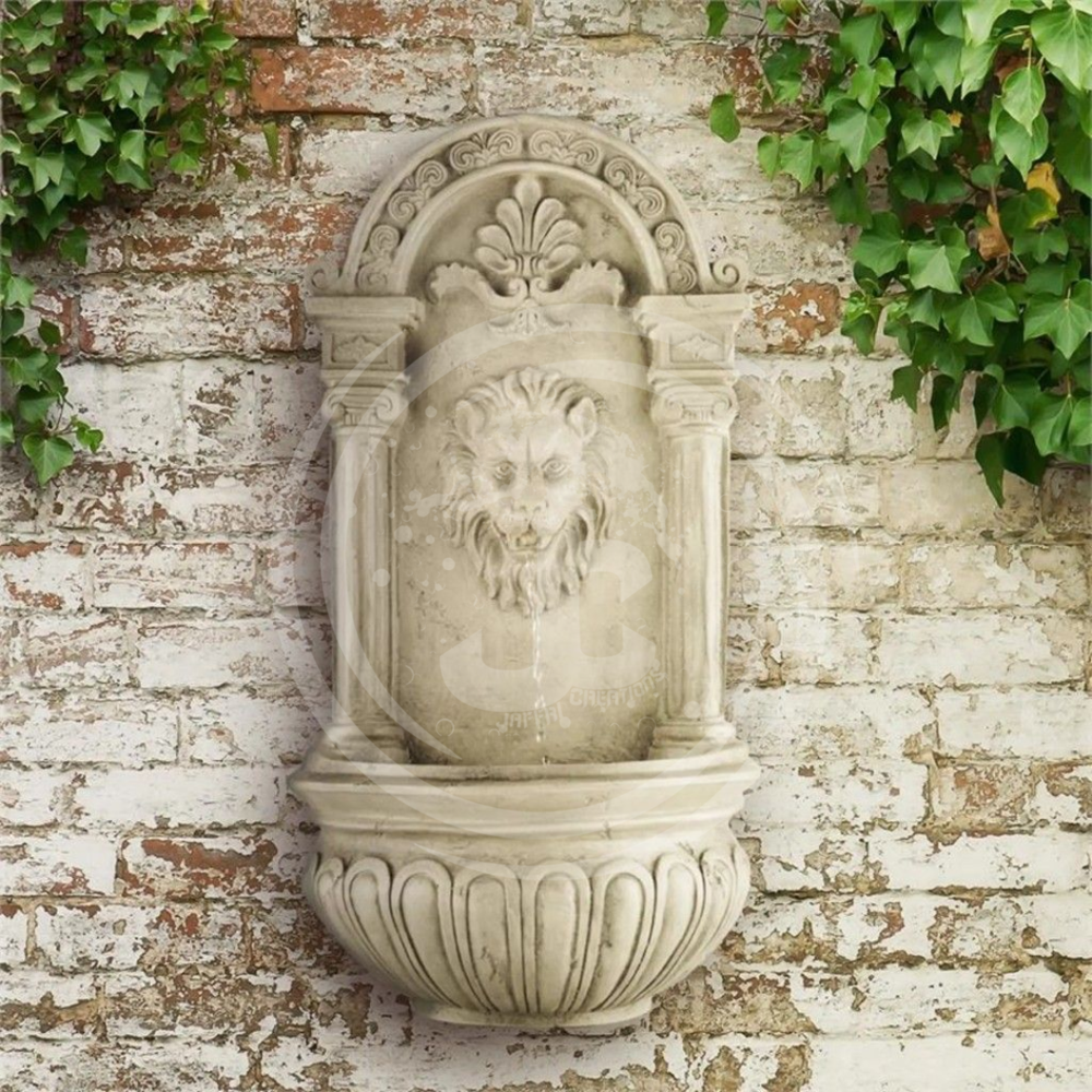 LION FACE  FOUNTAIN WALL IN FRP