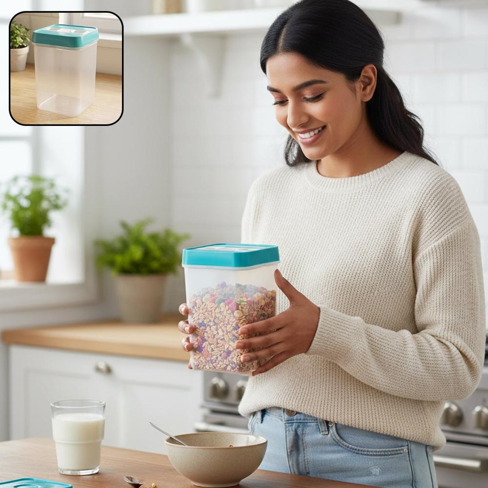 Plastic Smart Seal Food Storage Container 1200 Ml Approx - Application: As Per Product Requirement