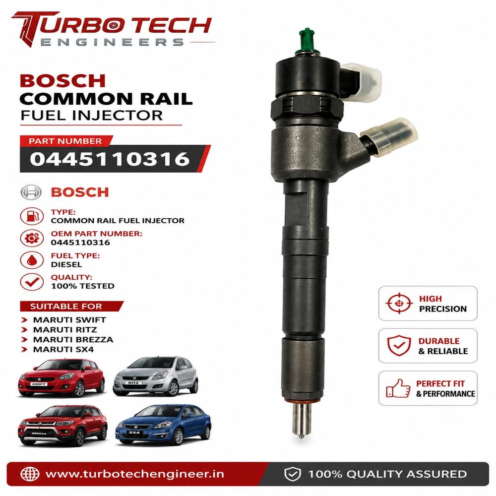 Bosch Common Rail Fuel Injector 0445110316