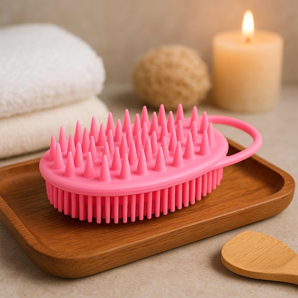 2-In-1 Silicone Soft Bristle Bath Brush - Application: As Per Product Requirement