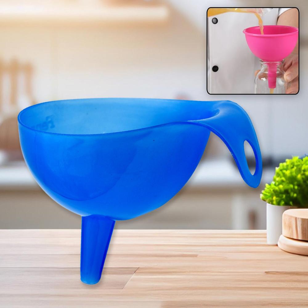 Plastic Funnel For Pouring Oil Sauce Water Juice Cooking Small Food Grains 1 Pc - Application: As Per Product Requirement