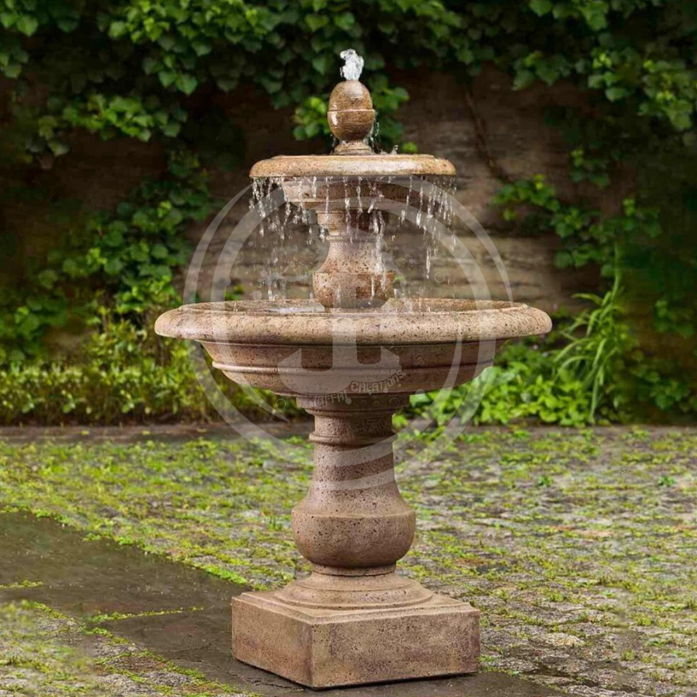 Two Tier Marble Finish Fountain