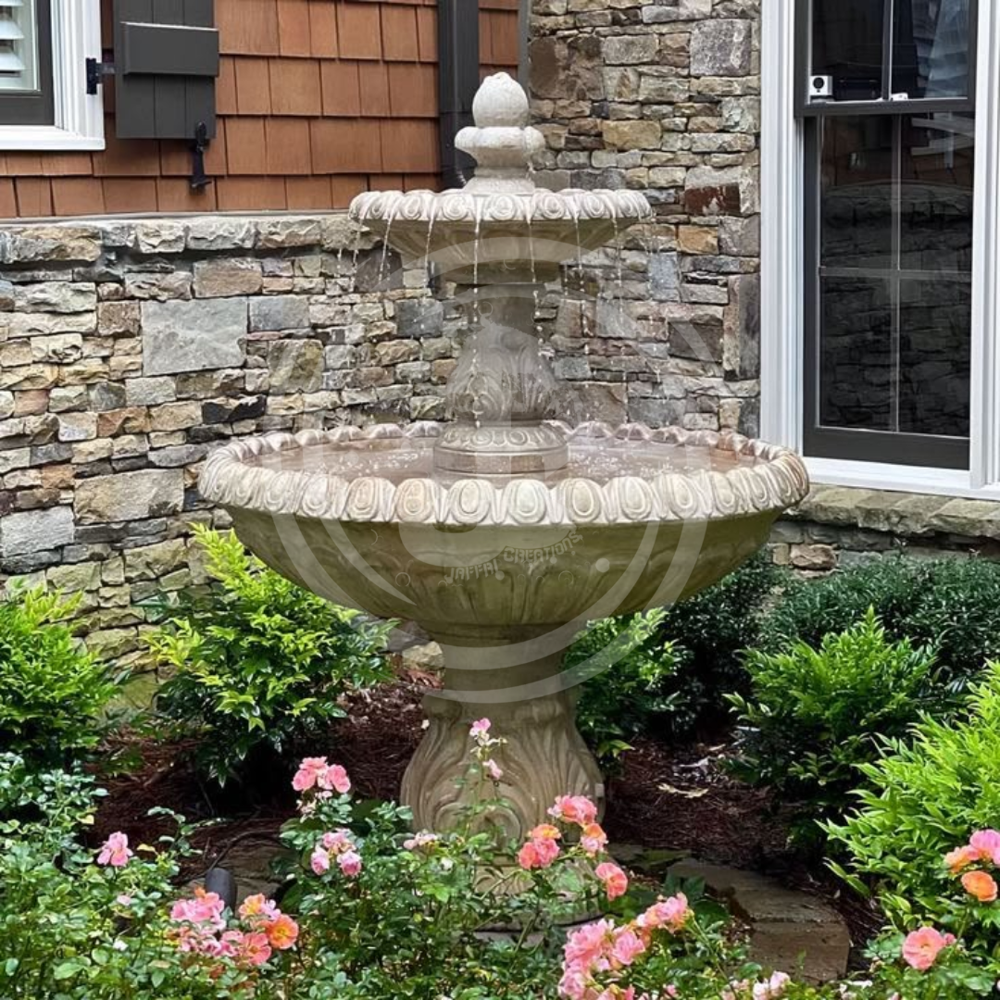 Two Tier Marble Finish Fountain