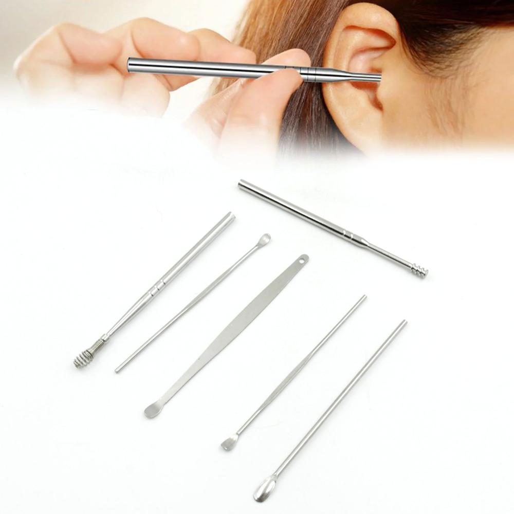 Ear Wax Removal Kit Portable Ear Cleaning Tool With Keychain Holder (6 Pc) - Age Group: As Per Product Requirement
