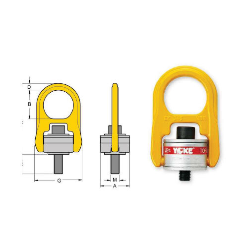Swivel Hoist Ring With Ball Bearing
