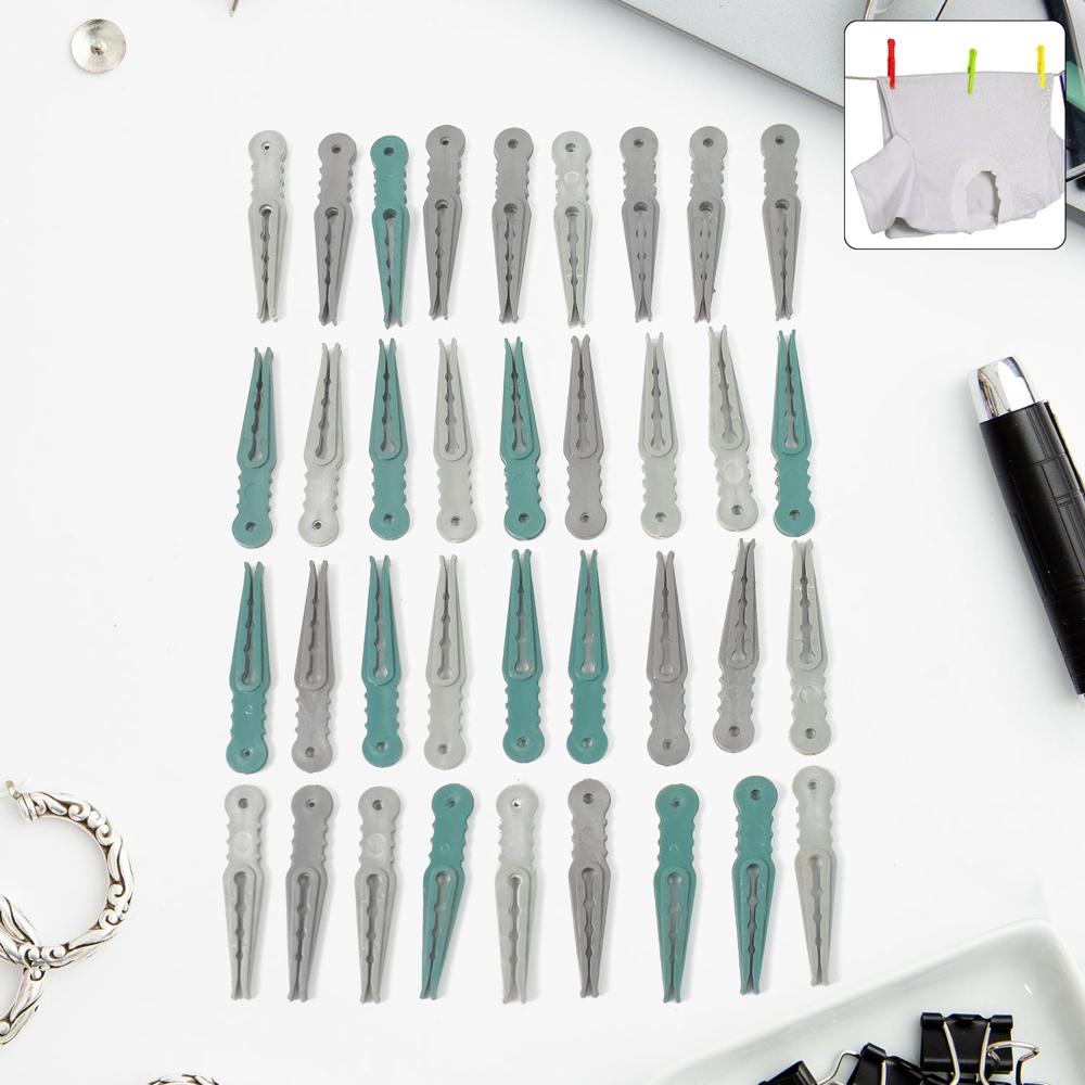 36Pcs Multipurpose Plastic Cloth Hanging Pegs / Clips - 36 Pcs - Application: As Per Product Requirement