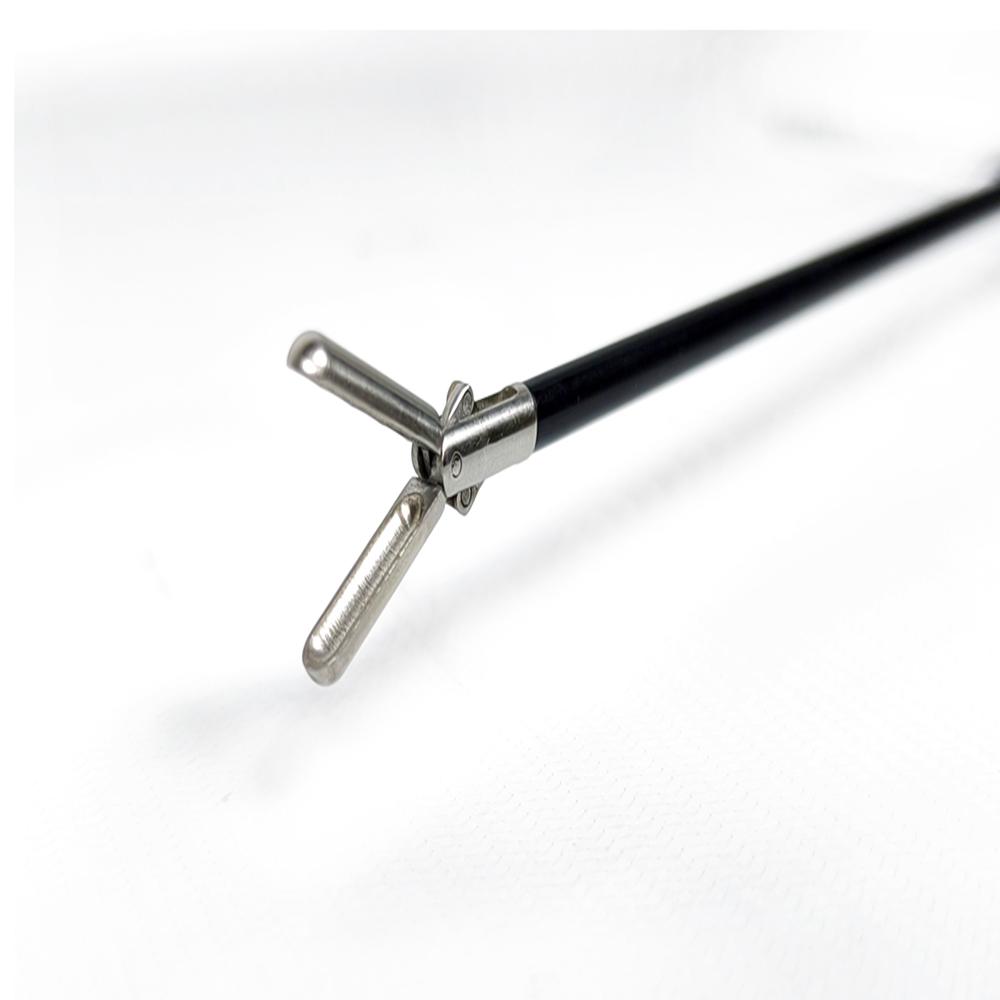 Spoon Forceps 3mm, 45cm with Rachet Handle