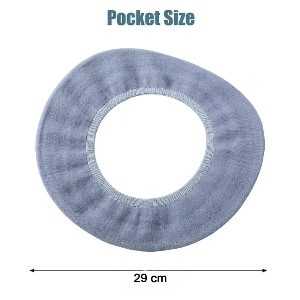 Soft Fabric Elastic Toilet Seat Cover (1 Pc