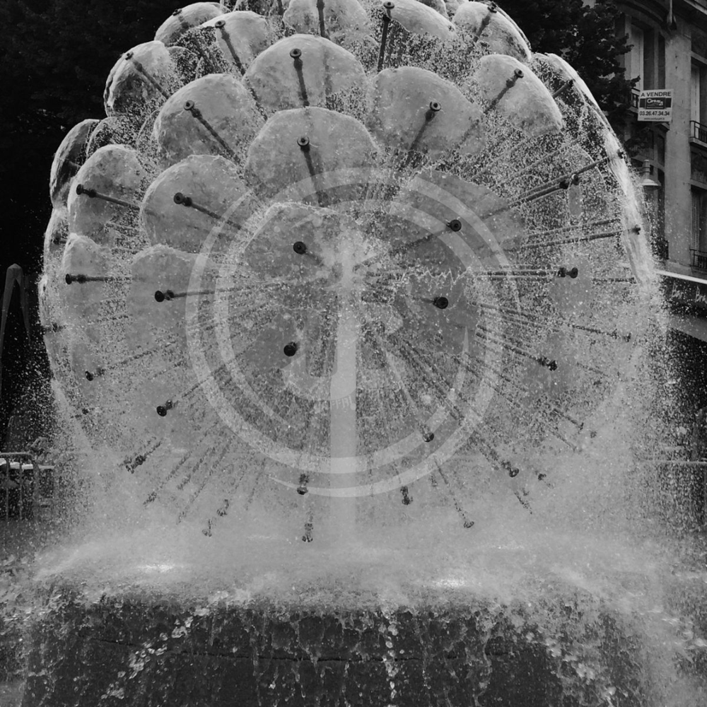Dandelion ball  fountain