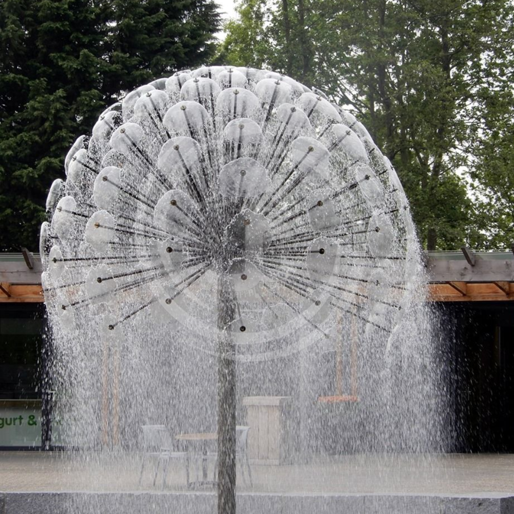 Dandelion ball  fountain