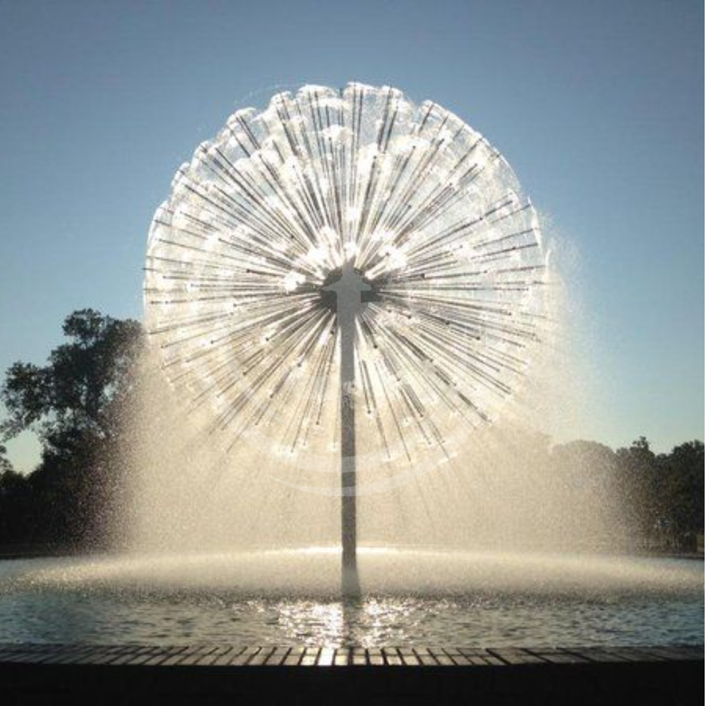 Dandelion ball  fountain