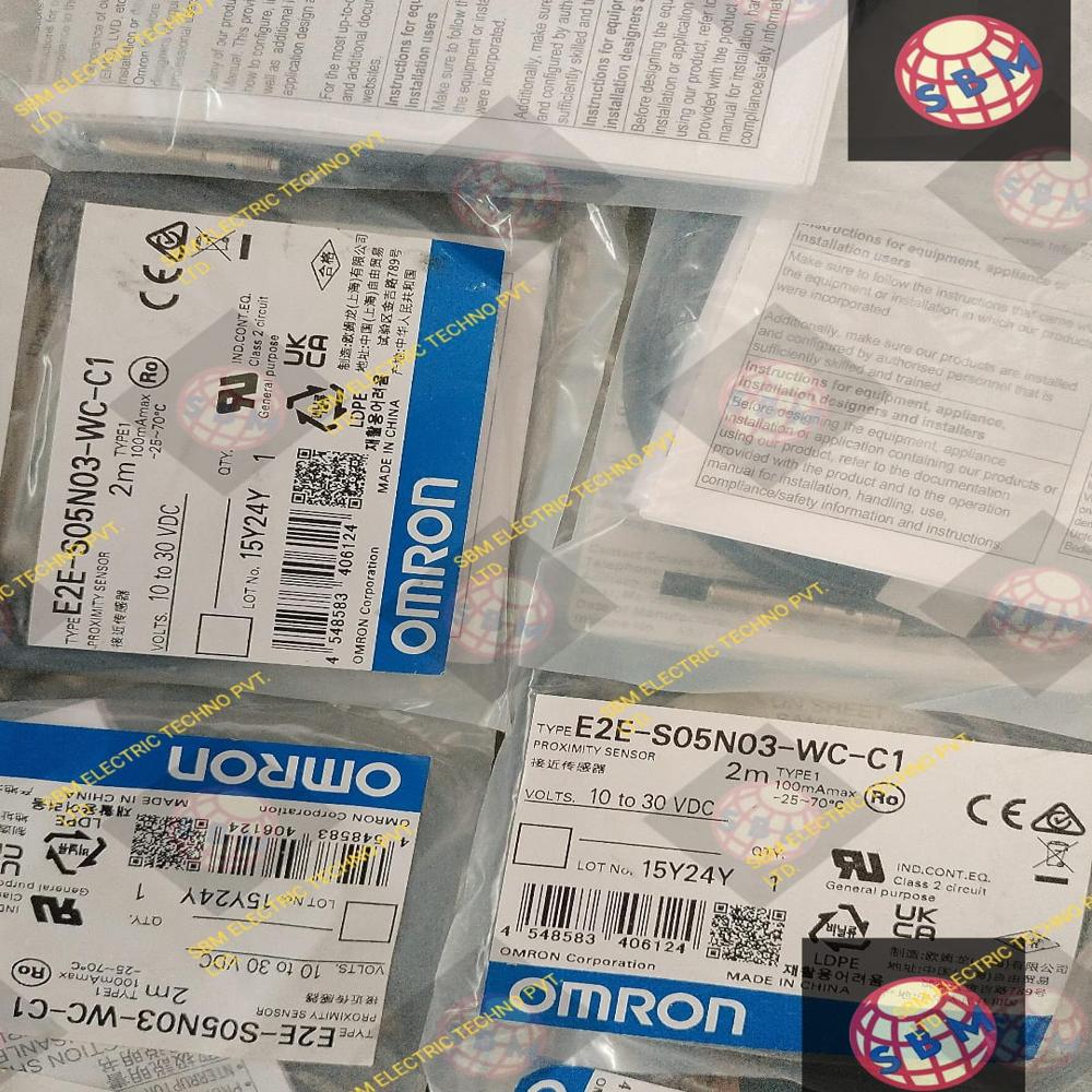 OMRON PROXIMITY SENSOR 10 TO 30VDC, E2E-S05N03-WC-C1