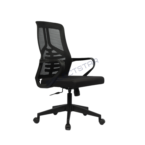 Quartz Mediumback Officechair - Color: Black