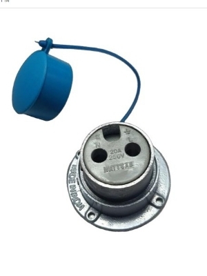 Metal clad socket
