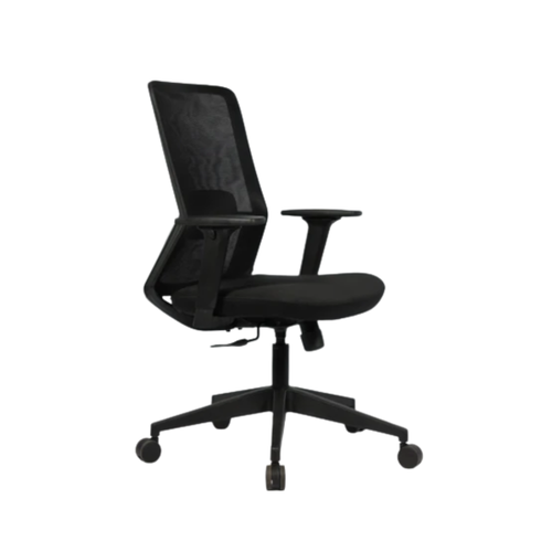 Feather Mediumback Office Chairs - Color: Black