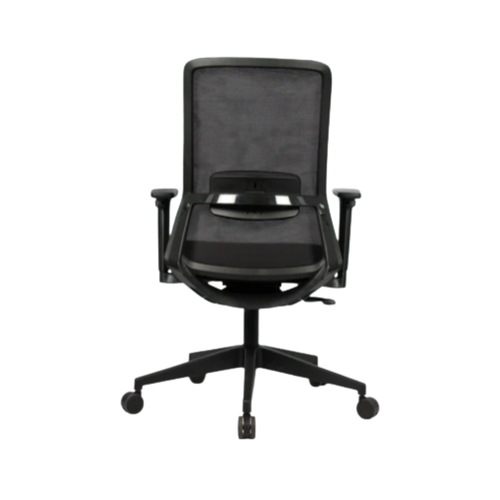 Feather Mediumback Office Chairs - Color: Black