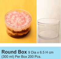300 Ml Round Crystal Box