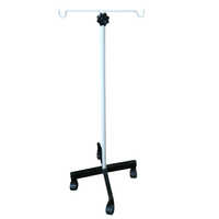 Saline Stand With Wheels - Dimension (l*w*h): Base: Approx. 55 X 55 Cm; Height: 130-210 Cm