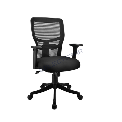 Aura Mediumback Officechairs - Color: Black