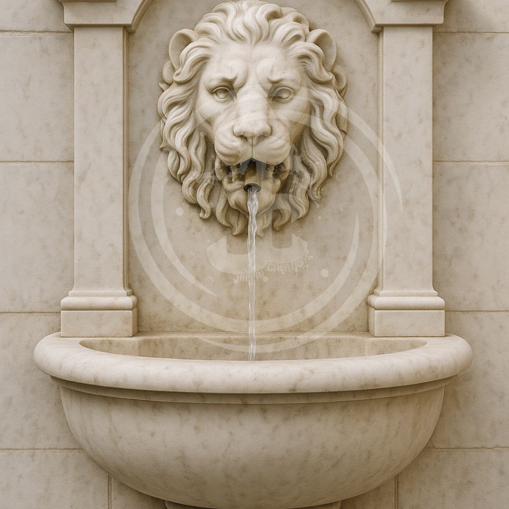 LION FACE WALL FOUNTAIN