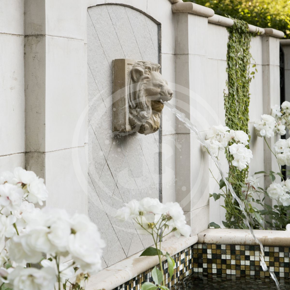 LION FACE WALL FOUNTAIN