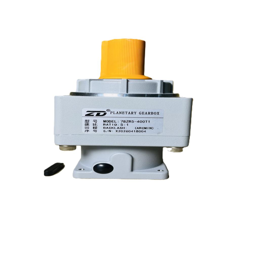 ZD Planetary Gearbox 5:1 Ratio Model 78ZR5-400T1, Inline Servo Gear Reducer for CNC & Automation