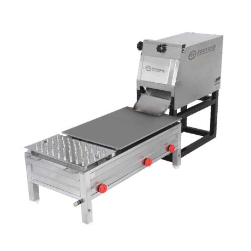 Semi Automatic Chapati Pressing Machine With Roasting Unit