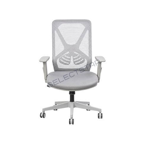 Velfire Mediumback Office Chairs - Color: Grey