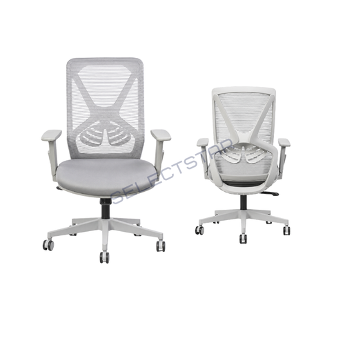 Velfire Mediumback Office Chairs - Color: Grey