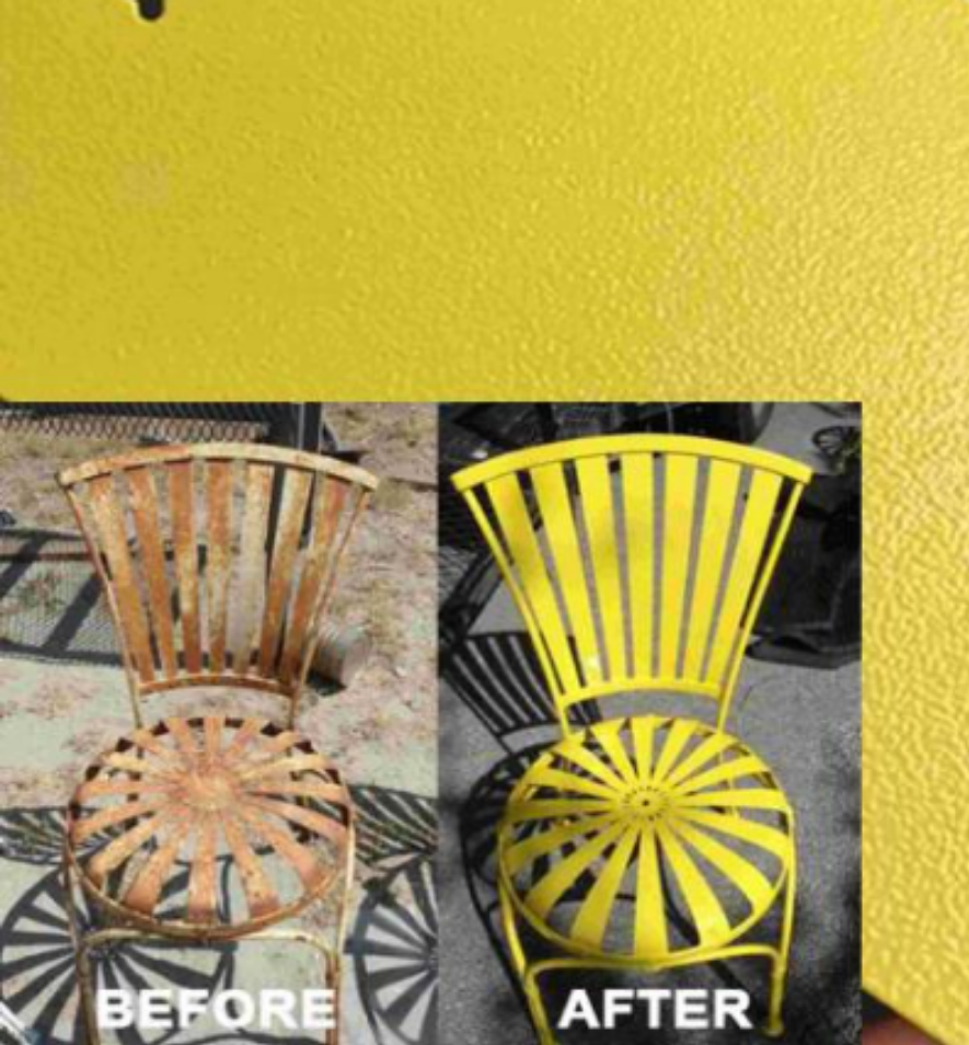 Yellow Sand Texture Powder Coating
