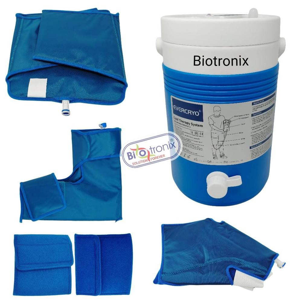 Portable Ice Therapy Machine with Multi Body Cooling Wraps