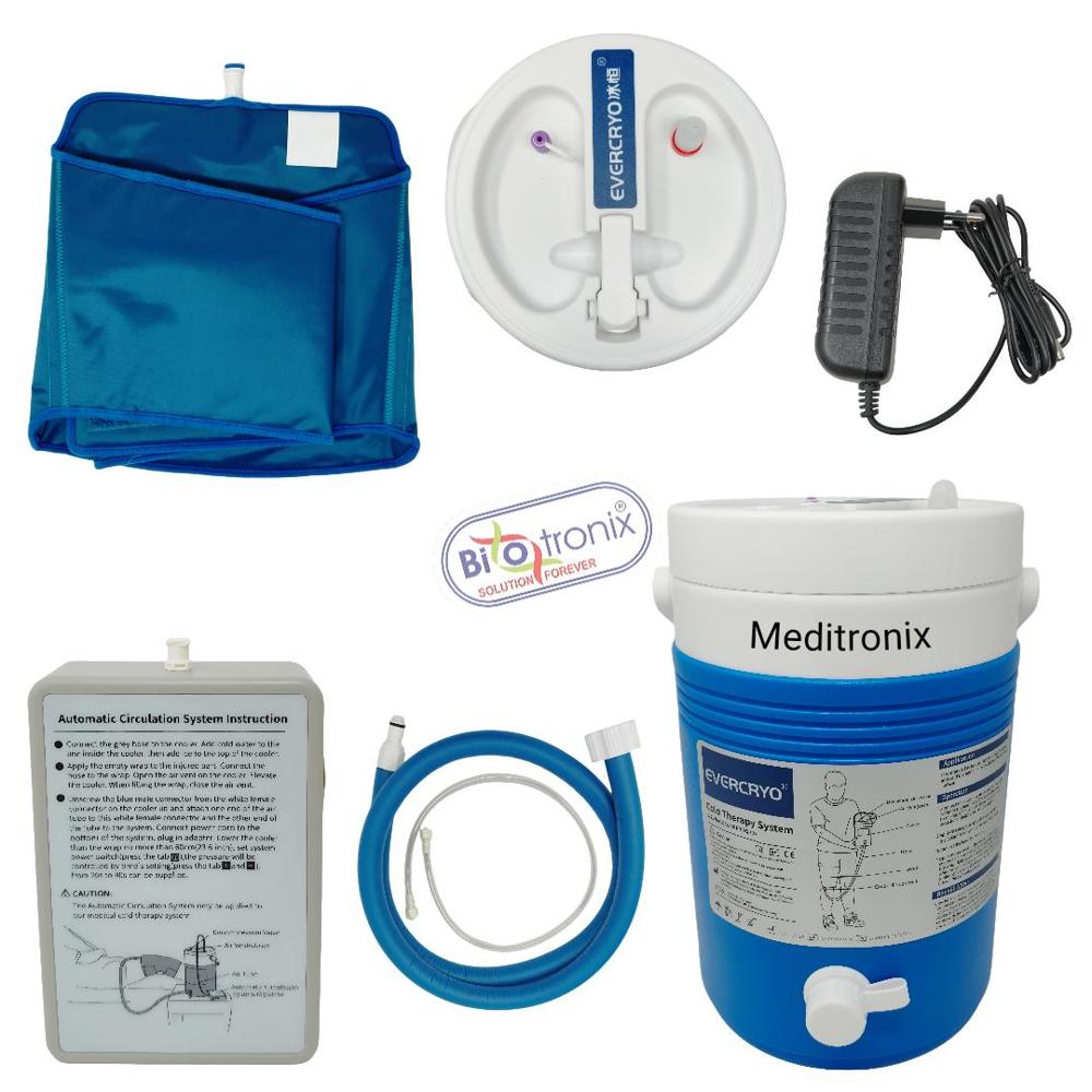 Portable Ice Therapy Machine with Multi Body Cooling Wraps
