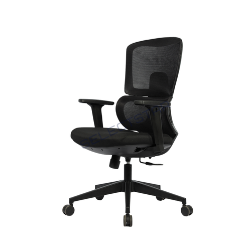 Glanza Mediumback Officechairs - Color: Black