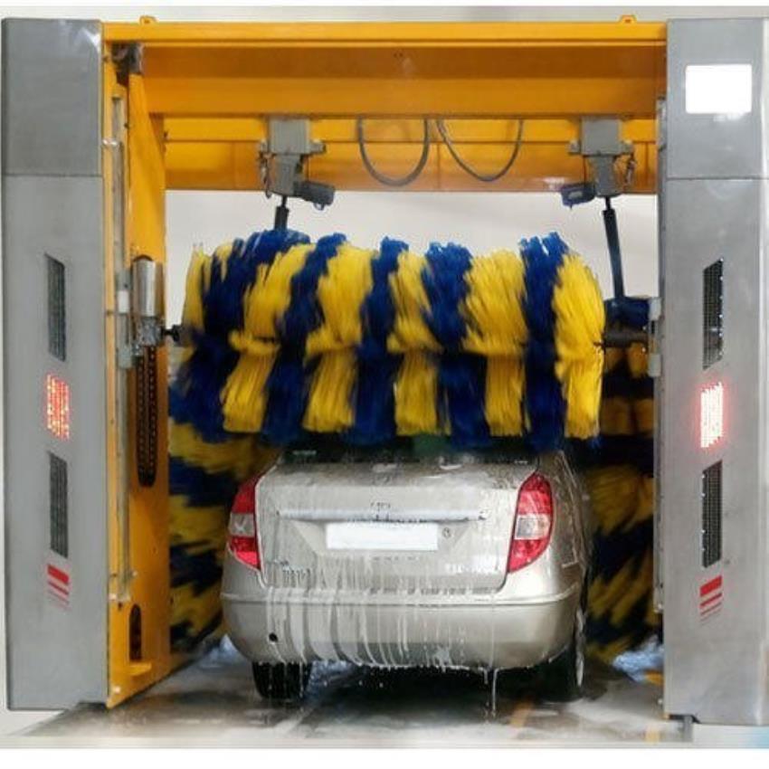 Automatic Car Washing Machine - Mild Steel, 3 Brush System, 440vac | 5.5 Kw Motor Power, 8 Bar Pressure, 120 Liters Water Consumption, Automatic Control
