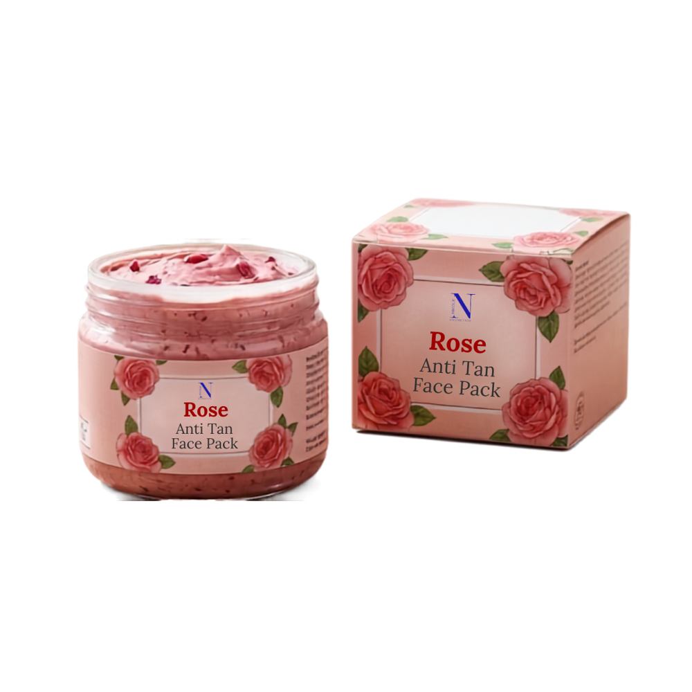 Rose Anti Tan Face Pack - Attributes: Smudge Proof