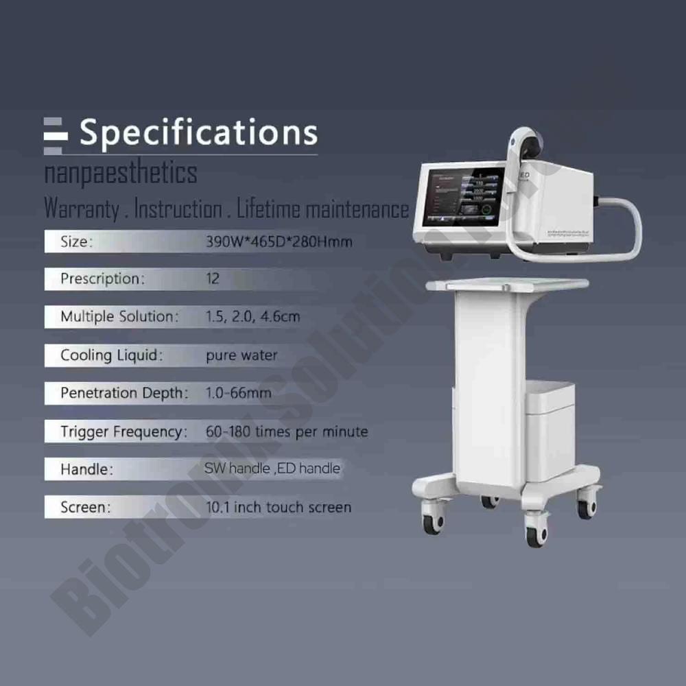 High Intensity Focus Shockwave Machine for Sports Injuries