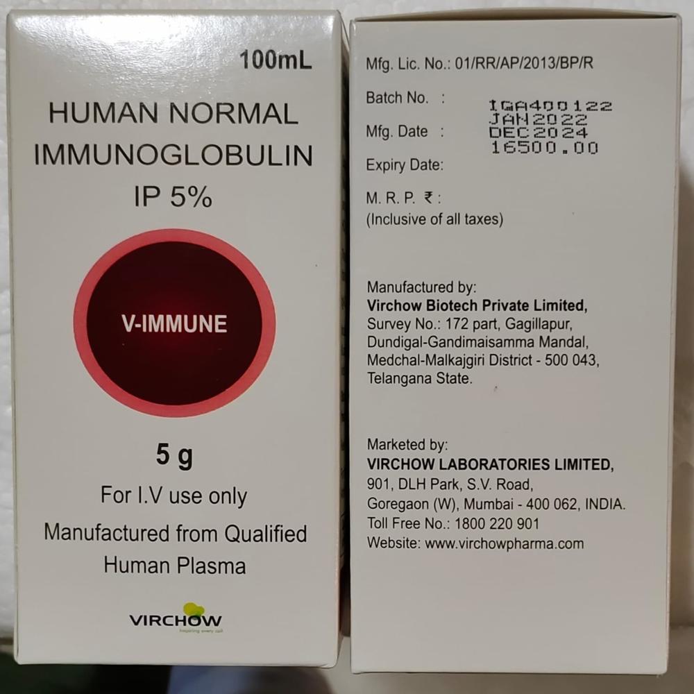 V Immune Human Normal Immunoglobulin I.P