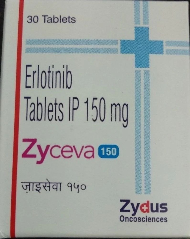 Zyceva 150mg Tablet - Erlotinib Ip 150mg, Oral Bottle 1x30 | Pancreatic And Lung Cancer Therapy