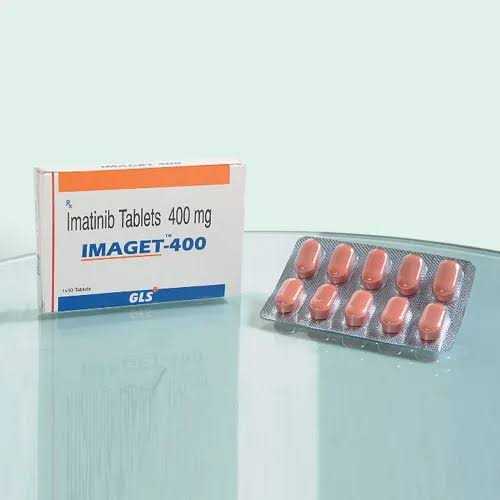 Imaget 400 Tablet - 400 Mg Imatinib Mesylate, Orange Oval Tablet | Oral Prescription Medicine For Chronic Myeloid Leukemia And Gastrointestinal Stromal Tumors, Blister Pack 1x10